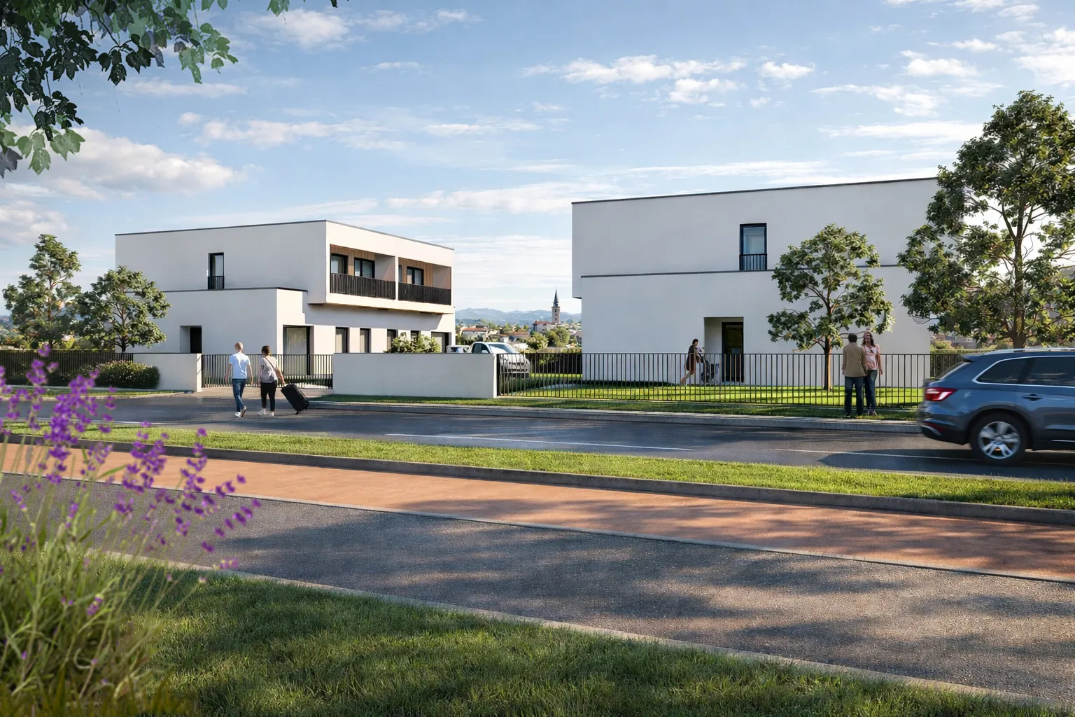 L’orizzonte di Pasian di Prato – render della lottizzazione